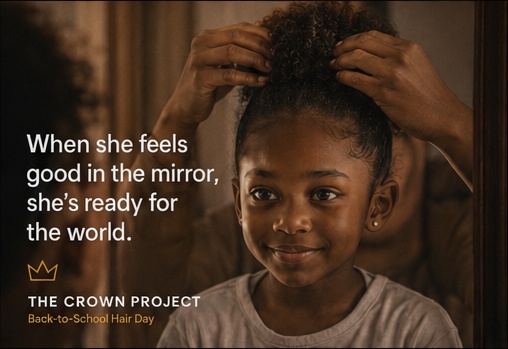 When she feels good in the mirror, she's ready for the world.
